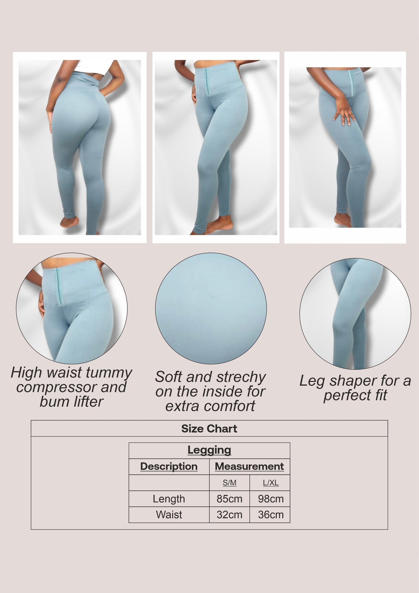 Leggings - Turquoise Corset