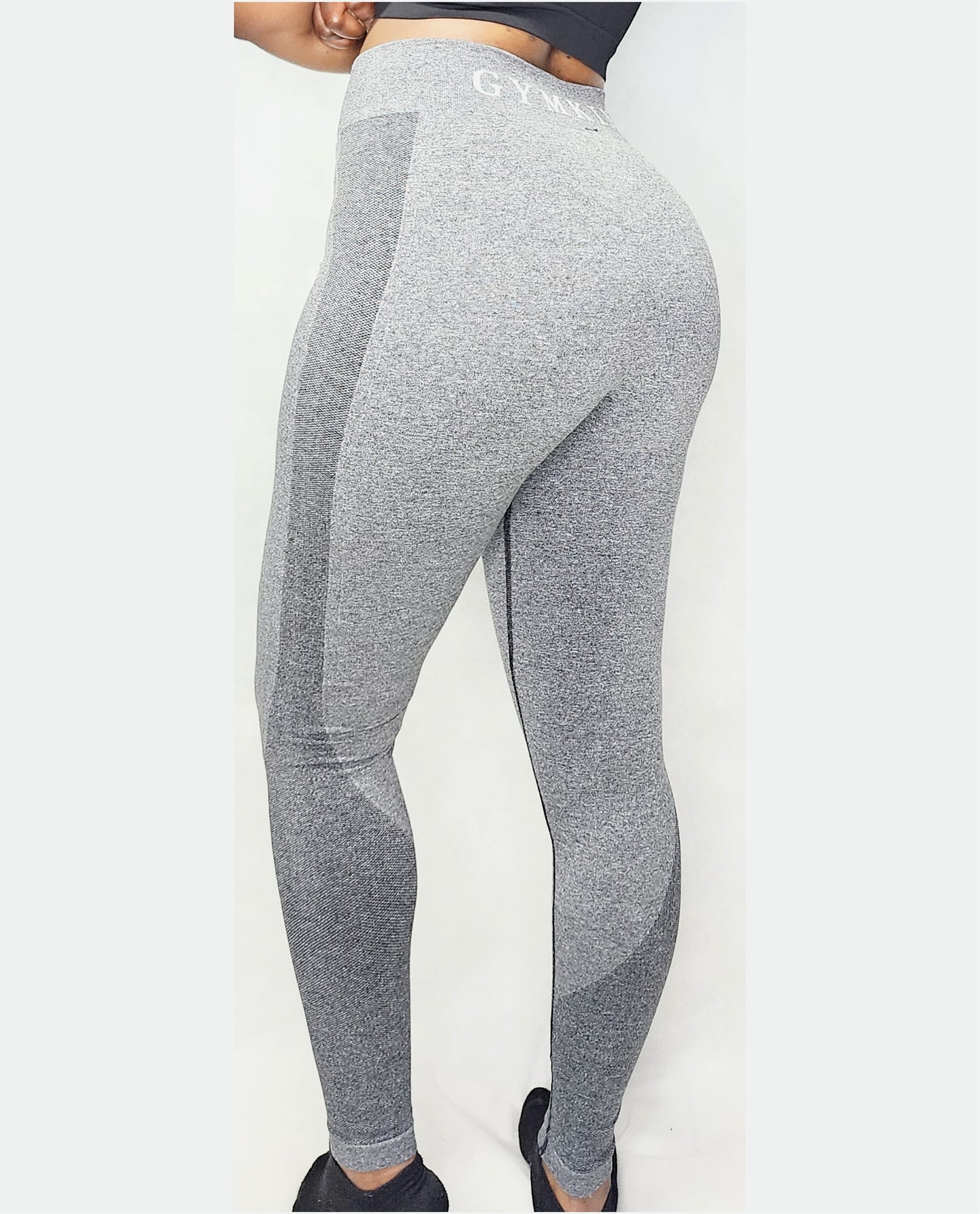Gymking Leggings - Grey Waistband