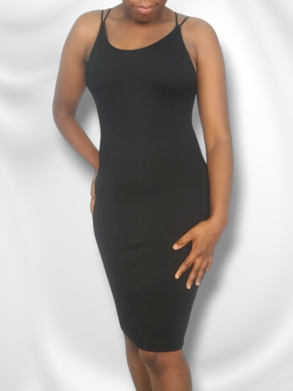 Strappy Ribbed Dress