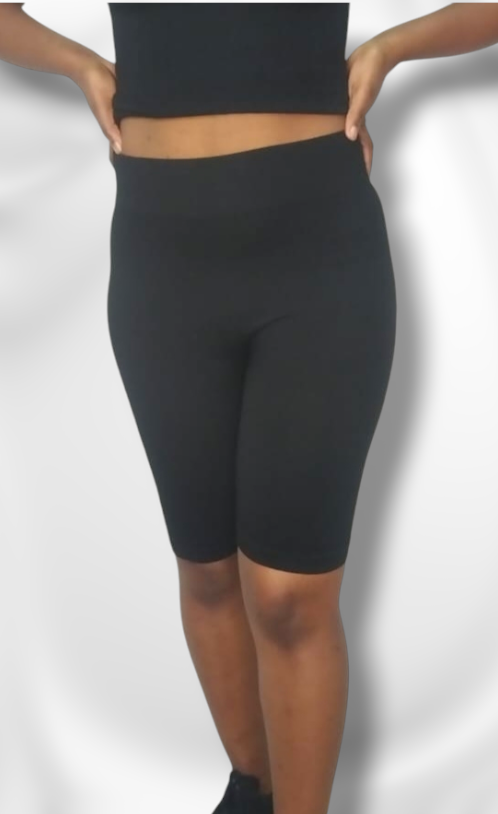Black Ribbed Tights - 2 Pack