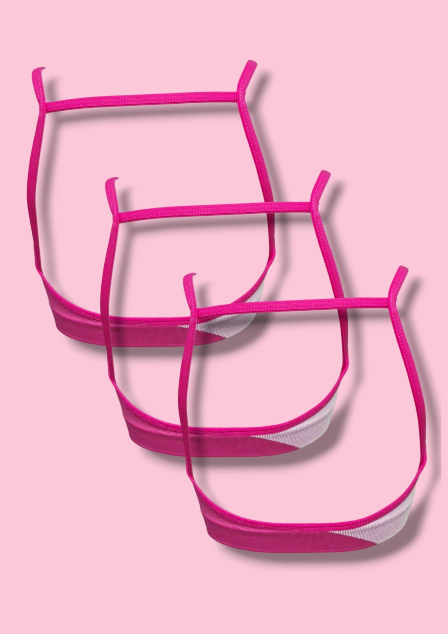 3 Pack Sports Bra - Pink