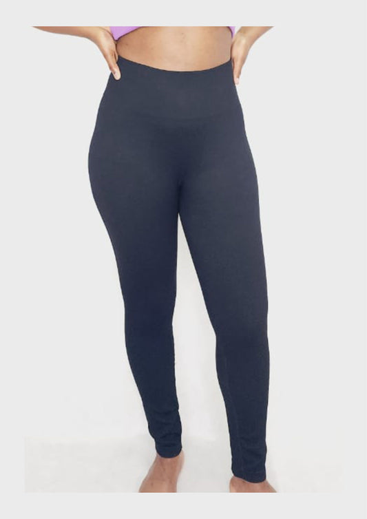 Sunzel Leggings - Black Ribbed