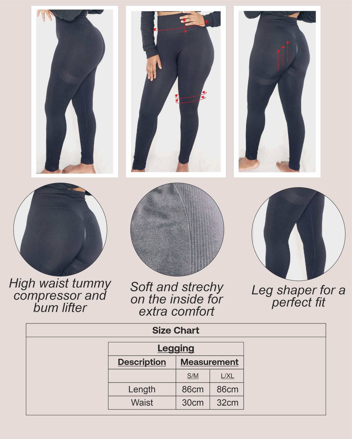 Leggings - Black