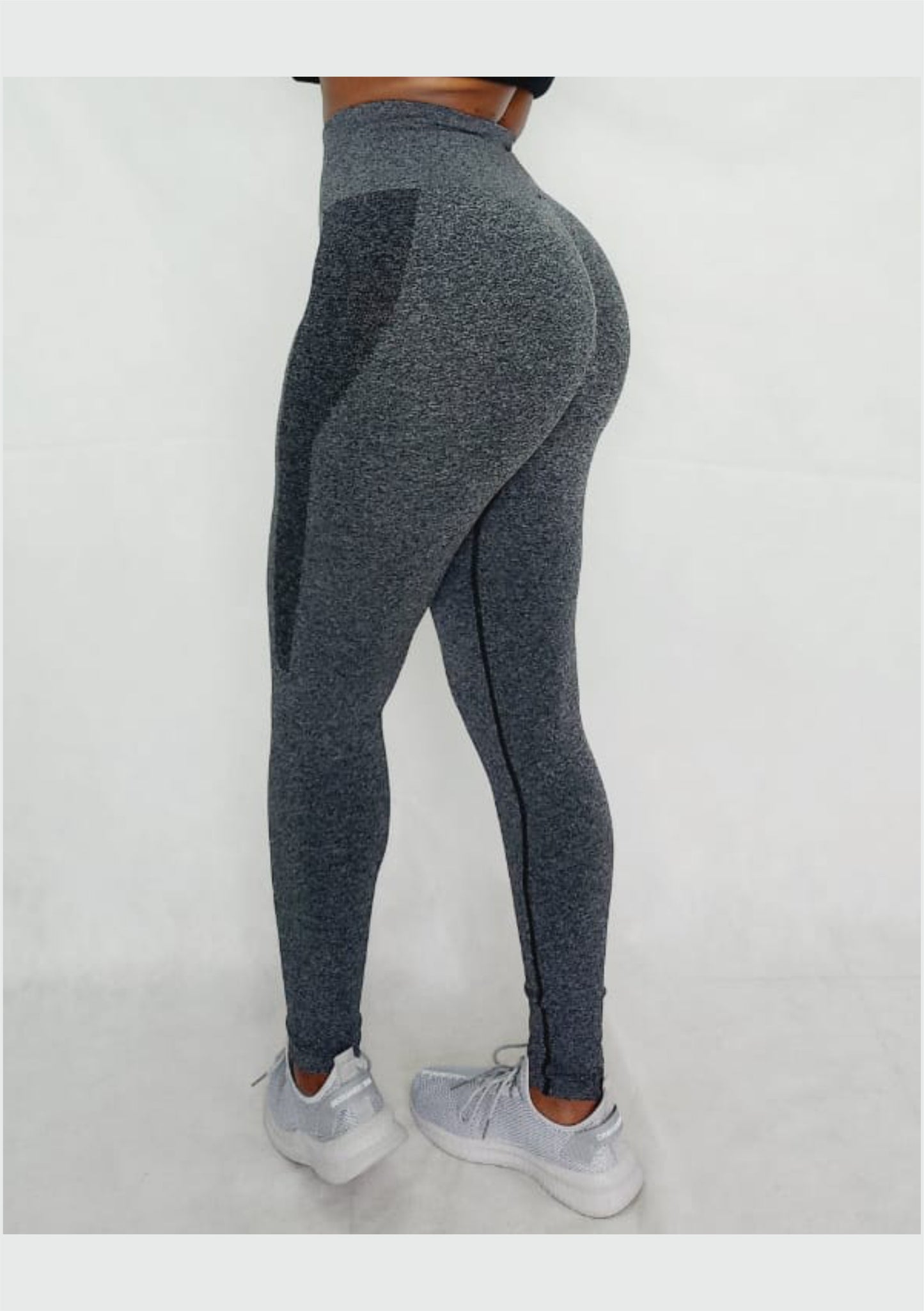 Leggings - Black/Grey Melange