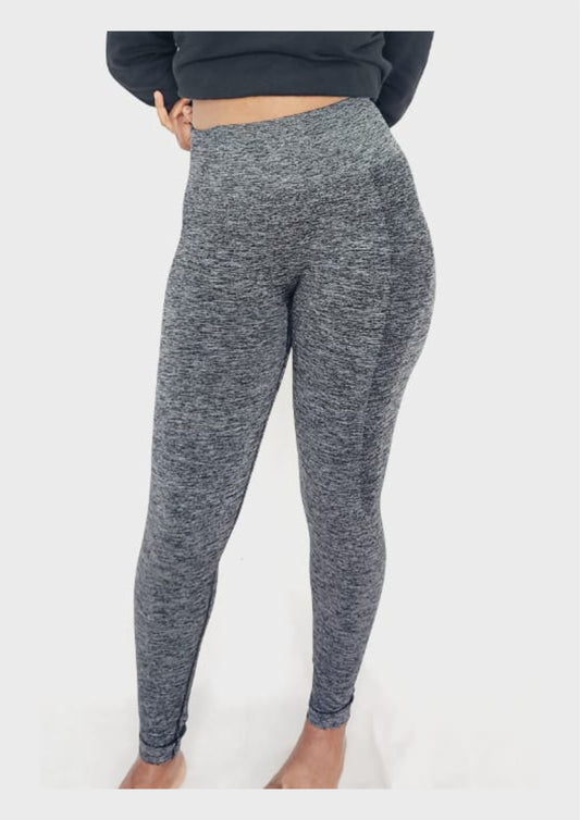 Sunzel Leggings - Black/Grey Melange